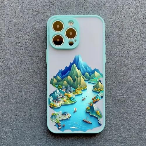Schutzhülle für iPhone 15, 11, 14, 7, 8 Plus, SE, XS, X, XR, 13, 12 Pro Max, Mini, Mint CYSS2 11, für iPhone 15promax