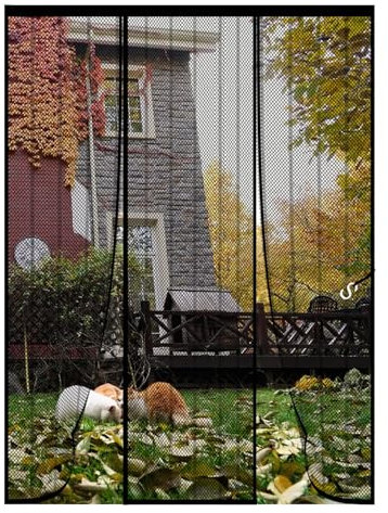 Zanzariera Magnetica per Porte 160x240cm Doppia Apertura Laterale Tenda Magnetica per Porte, Magnetica Auto Chiusura Anti Zanzare Rete, Tenda Porta Magnetica, per Porta Scorrevole, Porte Balcone