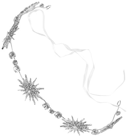 ANDRESLAD Brautgürtel Strass Damen Hochzeit Taillengürtel Mit Sternen-design Dekorativer Schärpe Für Brautkleid Abendkleid Abschlussfeier Glänzender Ziergürtel Vielseitig Einsetzbar