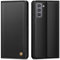 AIMOYU Handyhülle für Samsung Galaxy S21 5G Hülle,Premium Lederhülle Schutzhülle Tasche für Samsung S21 Hülle Wallet Kartenfach Standfunktion Klappbar Flip Case für Galaxy S21 5G Hülle,Schwarz