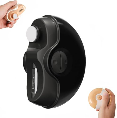 Elektrischer Nagelknipser,3 In 1 Nagelfeile Elektrisch mit Nageltrimmer und Nagelpolierer Mit Licht,Automatischer Nagelknipser,USB Elektrischer Nagelschneider Für Senioren,Erwachsene (schwarz)