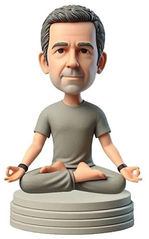 mydedor Individueller Wackelkopf, personalisierter Wackelkopf für den ganzen Kopf, handgefertigte Wackelköpfe, personalisierbar als Geschenk für Erwachsene