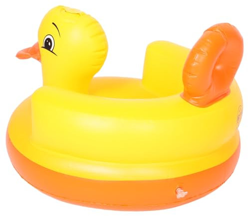 GLSTOY Aufblasbarer Babysitz Hochstuhl Pvc Kinder Pool Schwimmhilfe Leichter Fütterungsstuhl Für Wohnzimmer Und Reisen