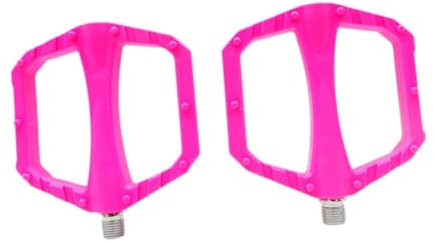 Aymzbd Aymzbd Rennrad Pedale, Fahrradpedale MTB Pedal, rutschfeste Aluminiumlegierung Pedale, Fahrrad-Plattform-Zubehör Einfache Installation, Mountain Bike Pedals für MTB E-Bike Stadtrad, Rosa