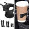 2 Set Adjustable Car Cup Holder With Non-slip EVA Pads, Universal Air Vent Drink Holder With Ventile Clips for Most Cars