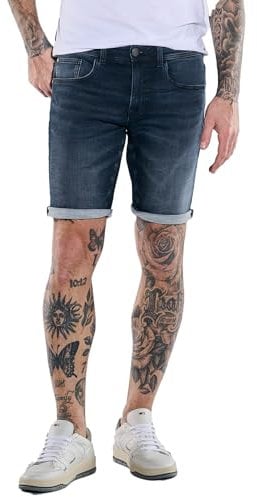 emilio adani Herren Herren Jeans-Shorts 5-Pocket, Marineblau, 39048, Marineblau in Größe 54