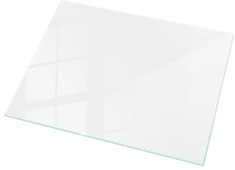 Wallfluent Plaque de Verre 120x80 cm Installation Facile Bords Polis Imperméable Plaque de Sécurité Outils D'installation Surface Lisse Résistance aux Taches - Bois Classique