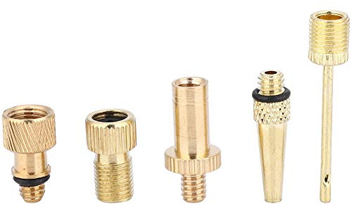Domary Fahrradpumpenluftventil -Konverter -Adapter -Kit für DV SV AV, Kupferventile Leicht, Verschiedene Pumpen