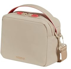American Tourister Puffypop - Tasche, 20 cm - Mit AirPods-Fach, Abnehmbarer Schultergurt - Beige