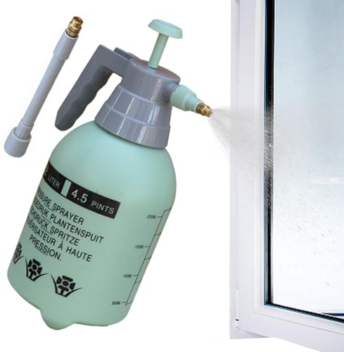 2L Garden de pompe à main - pulvérisateur portable portable, pulvérisateur d'eau de pression avec buse de pulvérisation réglable, bouteille de pompe résistante aux produits chimiques pour l'arrosage d