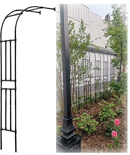Árbol de jardín de metal resistente a la intemperie para plantas trepadoras, 240 cm de alto, soporte para vides y flores