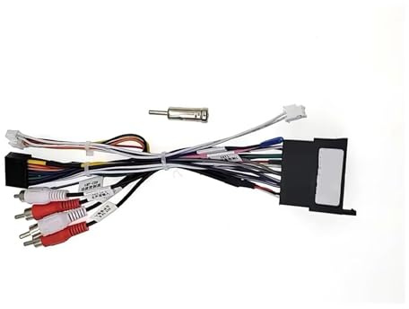 Kit Façade D'autoradio pour Alfa pour Romeo pour Giulietta 147 159 00-12 Adaptateur Câble d'alimentation Stéréo Voiture 16 Broches Décodeur Canbus Connecteur Montage Cadre Radio