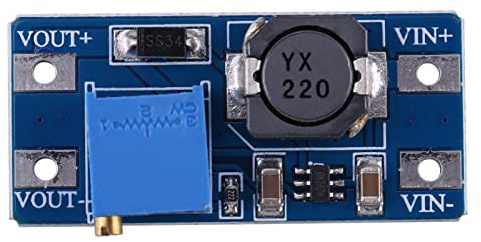 Ausla Convertitore DC DC Boost, Modulo Elevatore di Tensione Regolabile, Ingresso da 2V a 24V Uscita Fino a 28V 2A for Batteria Alimentazione Fai da Te