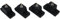 Air Conditioning Shock Pad, 4 Pack Shock-Proof Foot Cushion Air Conditioning Split Anti-Vibration Feet Mounting Rubber Pads for Outdoor Air Conditioner Accessories (4.33 * 1.97 * 3.43in)