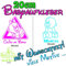 Babyaufkleber Kinderaufkleber On Board Sticker mit Wunschtext in 20cm Größe - viele Farben und Motive