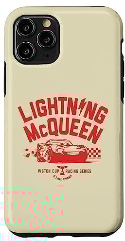 iPhone 11 Pro Disney Pixar Cars Lightning McQueen Piston Cup Racing Series Case