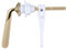 Taps2Traps™ Gold Effect Metal Cistern Lever, Fits Ceramic Cisterns with 21mm Hole NOT Suitable for Ideal Standard