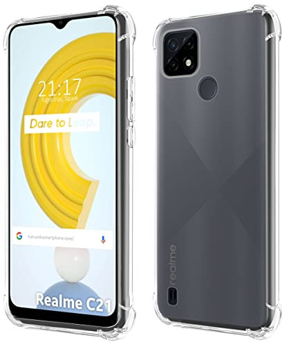 Tumundosmartphone Funda Silicona Antigolpes Transparente para Realme C21