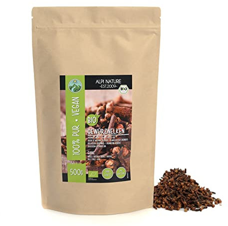 Clou de Girofle BIO 500g par Alpi Nature, Clous de Girofle bio Entiers Séchés, Épice de Cuisine