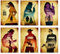 Fan Art Poster Kompatibel Mit Quentin Tarantino Poster (Kill Bill, The Hateful Eight, Jackie Brown, Pulp Fiction, Django Unchained, Reservoir Dogs), 6 Poster