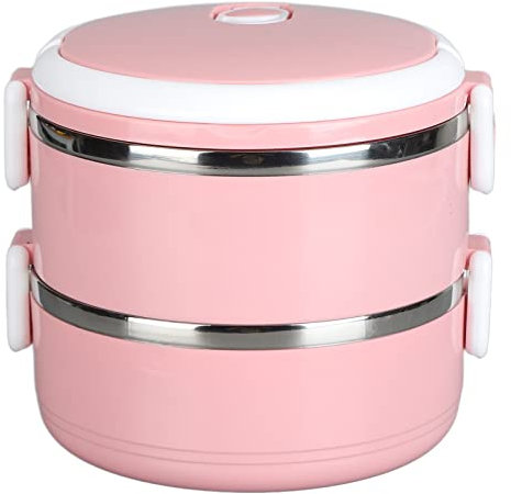 Termo para Alimentos Calientes, Fiambrera, Caja térmica apilable para Alimentos Calientes, Recipiente Aislante para Alimentos Calientes, de Acero Inoxidable 304, envases de Alimentos sellados (do