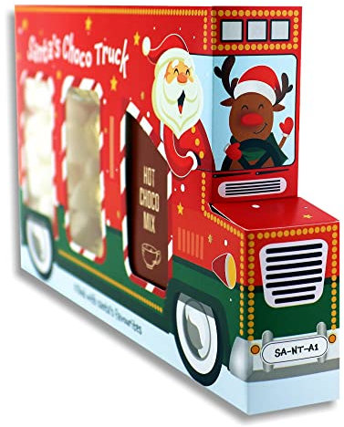 Trixie's Winter Choco Truck - Trinkschokolade, Marshmallows & goldene Schoko-Pralinen - 125g
