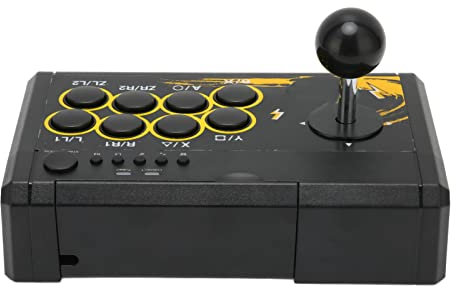 Manette de jeu filaire PC Manette de jeu filaire USB Rétro Arcade Fighting Controller Games Console Gamepad pour PS3 pour PS4 pour Switch PC Double the comfort
