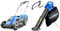 Hyundai 13 33cm 1200w Corded Electric Lawnmower 230v / 240v lightweight & Leaf Blower, Garden Vacuum & Mulcher with Large 45 Litre Collection Bag, 12m Cable