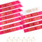 STAY GENT Hen do Sash 12Pcs Team Bride Sash Set 1 White Bride to Be Sash & 11 Rose Red Hen Party Sashes Bridesmaid Hen Night Sash Bride Tribe Sash for Bridal Shower Hen Party Accessories Wedding Decor
