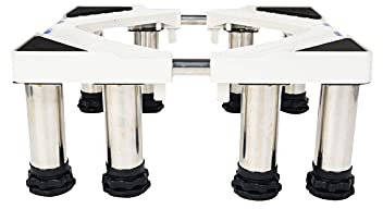 YHJZSM Adjustable Washing Machine Base Height 18.5-22.5cm Telescopic Furniture Stand Width 46-66cm Length 52-72cm Fridge Freezer Stand Holder Stand for Dishwasher Wine Cooler - 300kg (8 L