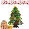 DIY Felt Christmas Tree Set with 32Pcs Detachable Ornaments for Kids/Toddlers, Wall Hanging Non-woven Xmas Tree Gifts Home Decor Kit