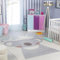 Livabliss Koala Kinderteppich - Cartoon Teppich 160x213 cm, Tier Teppich Kinderzimmer oder Babyzimmer, Krabbelteppich oder Spielteppich - Baby Teppich für Jungen & Mädchen, Elfenbein und Grau