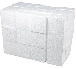 DecoPorex - Styroporblöcke für Bastelarbeiten in der Schule (5 x 5 x 3-48 cm)