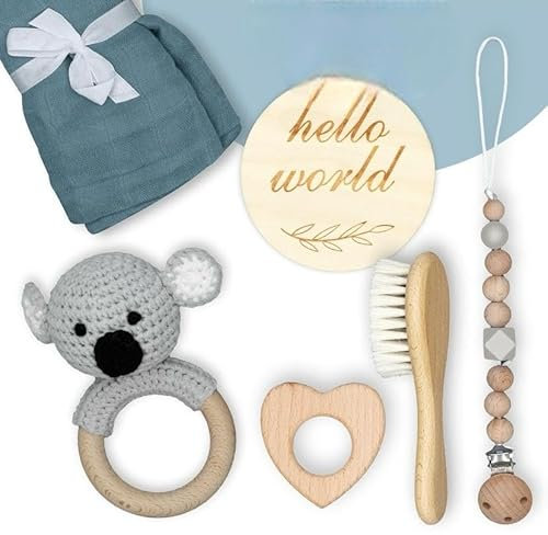 Baby-Geschenk-100% Baumwolle Handmade Neugeborenen-Geschenkset (Koala)