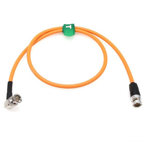 HangTon 12G 4K Raw SDI Coaxial Video Cable BNC for ARRI Steadicam Transvideo Starlite Blackmagic Studio Canon Sony Camera Teradek Bolt SmallHD Feelworld Monitor 80cm