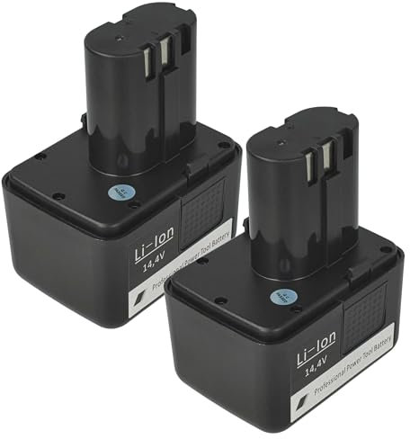vhbw 2X Akku kompatibel mit Gesipa Accubird, Firebird Werkzeug, Blindniet-Setzgerät (2000 mAh, Li-Ion, 14,4 V)