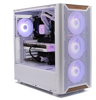 MW Gaming PC Timbr 7 • 5700X • RTX 5070 12GB DDR7 • 32GB 3200MHz DDR4 • 1TB NVME SSD • 240mm Liquid Cooled • White Mesh RGB Gaming PC • 1200 WiFi • Bluetooth • Windows 11