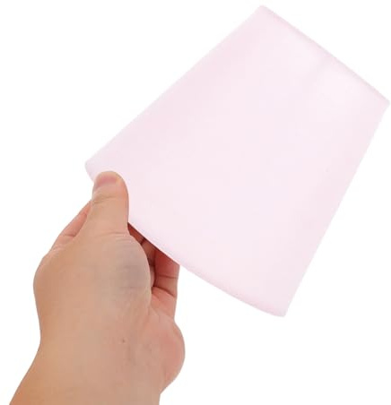 FUTUREORYY Pantalla para Luz Tipo E14 de Tejido Rosa de Lámpara Colgante Cubierta Decorativa Estilo Elegante y Texturizado para Cocina y Oficina