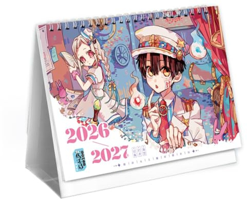 Hanako Kun 2026-2027 Adventskalender Hanako Nene Biennale Tischkalender Kalender, Anime Figuren Schöne Illustration, Mehrfarbig
