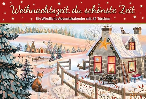 Weihnachtszeit, du schönste Zeit: Ein Windlicht-Adventskalender mit 24 Türchen
