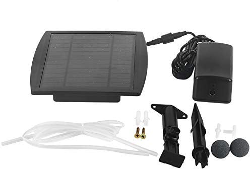 Bomba de Fuente Solar con batería de Respaldo incorporada, energía Solar para Piscina de Estanque de Fuente de jardín al Aire Libre