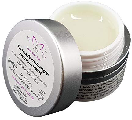 5ml Transferfoliengel TRANSPARENT, Foliengel, Nails UVGel