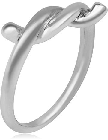 Córdoba Jewels | Ring aus 925er Sterlingsilber mit Nudo Silber
