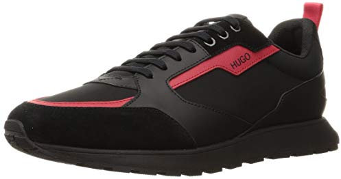 HUGO Herren Icelin_Runn_nypu Sneaker, Black6,43 EU
