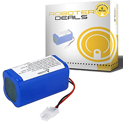Roboter Deals - Akku, Batterie, Ersatzakku - Lithium Ionen 2.600 mAh - für ZACO und ILIFE A4, A6, A8 u. A9 Staubsaugroboter