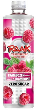 Raak Vruchtensiroop Frambozen Zero Zucchero Lemonade Sciroppo 750ML