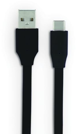 mooov 732093 - Cavo piatto USB-C/USB-A, 3 m, colore: Nero
