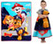 Franco Kinder-Bettwäsche, superweiche Plüsch-Micro-Raschel-Decke, 157,5 x 228,6 cm, Paw Patrol