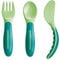 MAM Couverts pour bébé, sans BPA, ensemble couteau, fourchette et cuillère, ensemble de couverts pour tout-petits, entièrement fonctionnel, couverts pour apprendre à manger, couverts pour tout-petits,