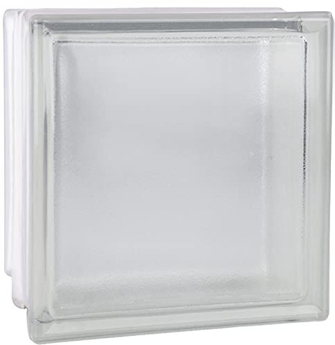 4 Stück Fuchs Design Glassteine Riva Klar 19x19x10 cm - F30 (Brandschutz)